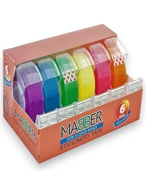 Mabber 18X33 Renkli Makineli 6r Bant