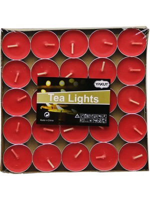 Kornea Store 25 Adet  Renkli Tea Light Mum (K246)