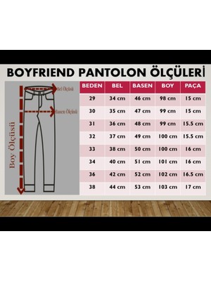 Ceza Denim Erkek Boyfriend Rahat Kalıp Koyu Mavi Pantolon (F-177)