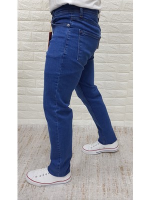 Ceza Denim Erkek Slim Fit Koyu Mavi Esnek Likralı Kot Pantolon (506)