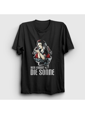 Presmono Unisex Siyah Kommt Die Sonne Rammstein T-Shirt