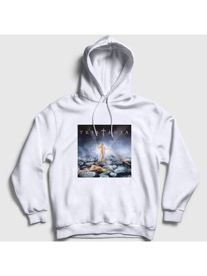Presmono Unisex Beyaz Beyond The Veil Tristania Kapüşonlu Sweatshirt