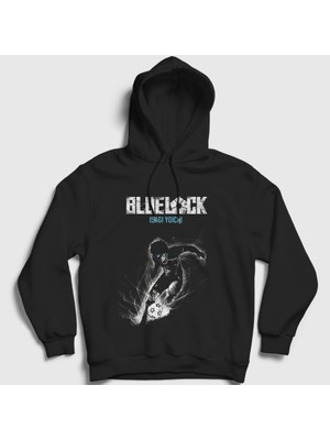 Presmono Unisex Siyah Isagi Yoichi Futbol Soccer Anime Bluelock Kapüşonlu Sweatshirt