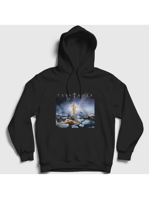 Presmono Unisex Siyah Beyond The Veil Tristania Kapüşonlu Sweatshirt