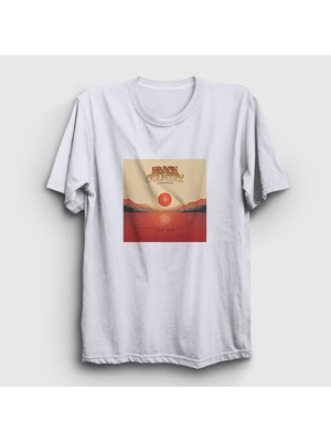 Presmono Unisex Beyaz Red Sun Black Country Communion T-Shirt