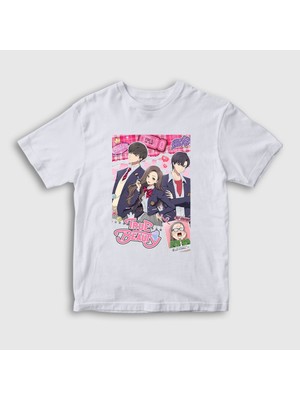 Presmono  Çocuk Beyaz Anime True Beauty T-Shirt