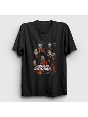 Presmono  Siyah Band K Pop Dreamcatcher T-Shirt