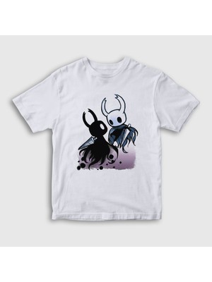 Presmono  Çocuk Beyaz Shade Oyun Hollow Knight T-Shirt