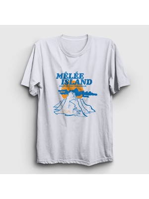 Presmono  Beyaz Melee Guybrush Threepwoo Monkey Island T-Shirt