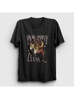 Presmono  Siyah Pink Pony Müzik Chappell Roan T-Shirt