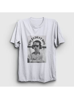 Presmono  Beyaz Eldest Kendall Logan Roy Succession T-Shirt