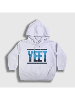 Presmono Unisex Çocuk Beyaz Yeet Ufc Mma Güreş Jey Uso Kapüşonlu Sweatshirt
