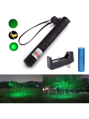 Colezium Şarjlı Yeşil Lazer Pointer 100 Mw (4767)