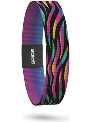 Rave Up - Geri Dönüşümlü Unisex Elastik Baskılı Bileklik ve Hatırlatıcı Kart