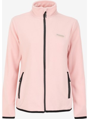 Discovery Expedition Düz Pembe Kadın Polar Sweatshırt D4WL-SWT3928