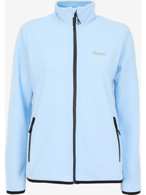Discovery Expedition Düz Açık Mavi Kadın Polar Sweatshırt D4WL-SWT3928