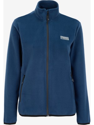 Discovery Expedition Düz Indigo Kadın Polar Sweatshırt D4WL-SWT3928