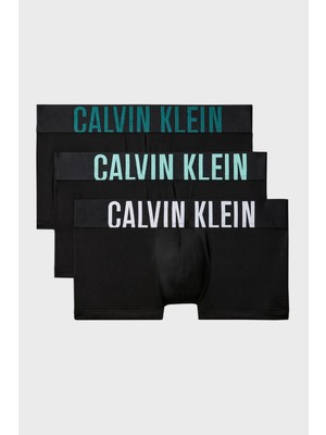 Calvin Klein Logolu Elastik Bel 3 Pack Boxer 000NB3611AQ1L Erkek Boxer 000NB3611A Q1L