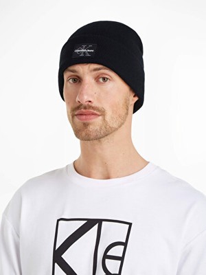 Calvin Klein Mono Logo Patch Beanıe