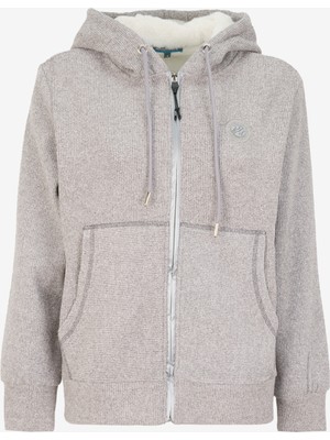 Gri Melanj Kadın Kapüşon Yaka Relaxed Fit Sweatshirt D4WL-SWT3007