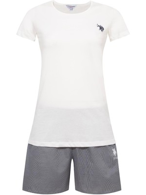 U.S. Polo Assn.  Kadın 207 EKRU Şort Takım