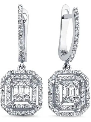 Safir Kuyumculuk Luxury Collection 2,89CT Pırlanta Baget Set