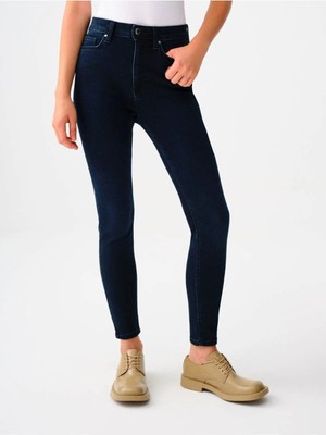 Loft Natalıe Mınael Blue Black Wash Kadın Jean Pantolon LF2037058