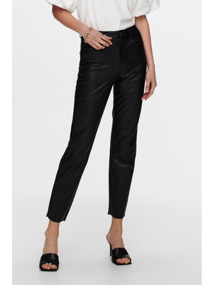 Only Onlemıly Hw St Ank Faux Leather Kadın Pantolon