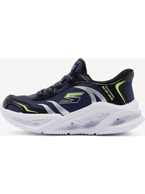 Skechers Skechers Meteor-Lights - Brisk-Beams Büyük Erkek Çocuk Lacivert Işıklı Spor Ayakkabı 403848L Nvbk
