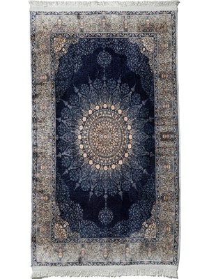 Linada Carpet Pamuk Taban Klasik Desenli Dijital Baskılı Bambu Seccade - LBS425