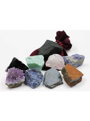 Tekno Trust Doğal Taş Işlenmemiş Doğal Taş Ham Kütle 9'lu Set (35/55 Gr)