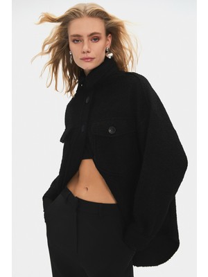 NG Style Cep Detaylı Kalın Ceket