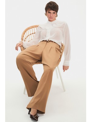 NG Style Pili Detaylı Palazzo Pantolon