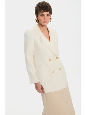 NG Style Tuvit Düğme Detaylı  Ceket