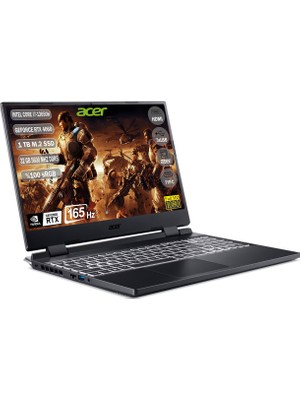 Acer Nitro 5 I7-12650H 32 GB 1 TB SSD RTX 4060-8 GB 15.6'' 165 Hz IPS Freedos NH.QM0EY.00B+325