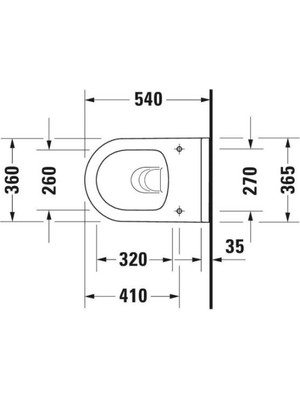 Duravit Starck 3 Rimless Asma Klozet Seti 45273900A1