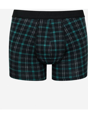 Tartan 3lü Siyah Boxer