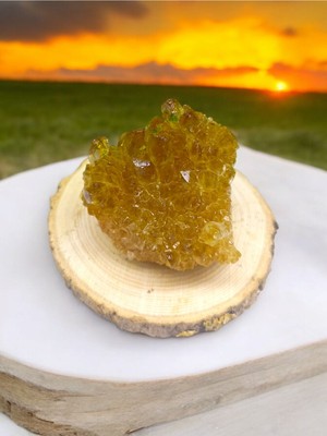 Tekno Trust Sitrin Jeot Ham Doğal Taş Mineral (Sertifikalı)(Para Taşı)(Bereket TAŞI)(200 Gram -5 cm Boy)