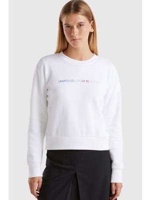 United Colors Of Benetton Kadın Siyah Sweatshırt Model Kodu: 124A3J68D107Z