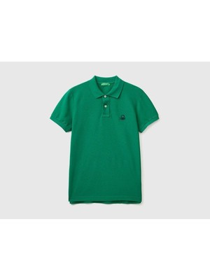 United Colors Of Benetton Erkek Yeşil Polo Yaka Tişört Model Kodu: 124P3089J3178