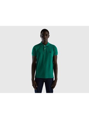 United Colors Of Benetton Erkek Yeşil Polo Yaka Tişört Model Kodu: 124P3089J3178