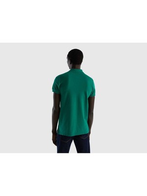 United Colors Of Benetton Erkek Yeşil Polo Yaka Tişört Model Kodu: 124P3089J3178