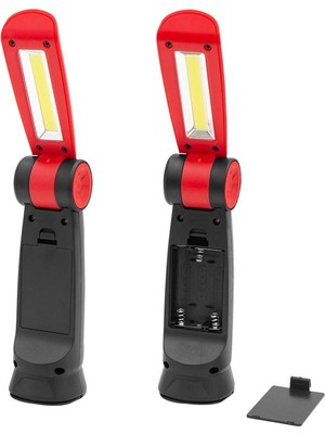 Powermaster JK102 Led+Cob Işık Çok Fonksiyonlu Pilli (3*aaa) El Feneri