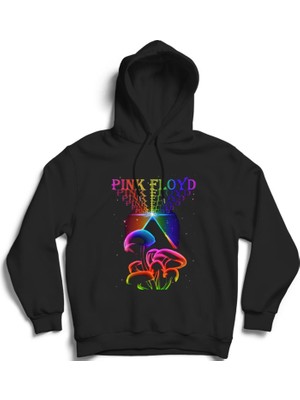 The Fame Pink Floyd, Mushrooms, Rock Metal Müzik Grubu Pamuklu Kapüşonlu Sweatshirt Hoodie