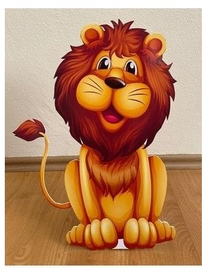 Okart Tasarım Aslan Masaüstü Ayaklı Pano (Yeni)