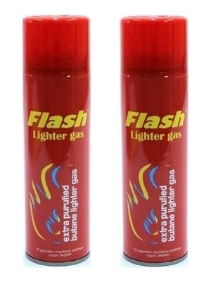 Flash Çakmak Gazı 270 Gr 2'Li Hafif ve Taşınabilir Kullanım İçin Uygun