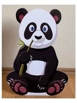 Okart Tasarım Panda Safari Masaüstü Ayaklı Pano