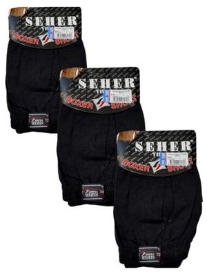 3'lü Erkek Penye Boxer