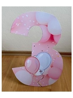 Okart Tasarım Balon 3 Masaüstü Ayaklı Pano