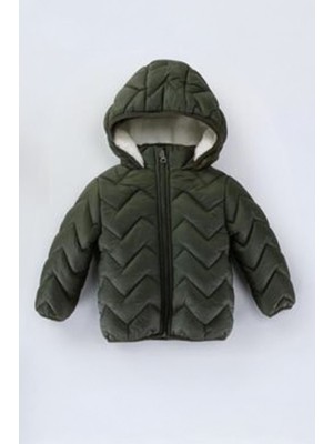 Miniğimin Cicileri ( 1 - 10 Yaş ) Kapitone Içi Welsoft Kaban çocuk - Haki